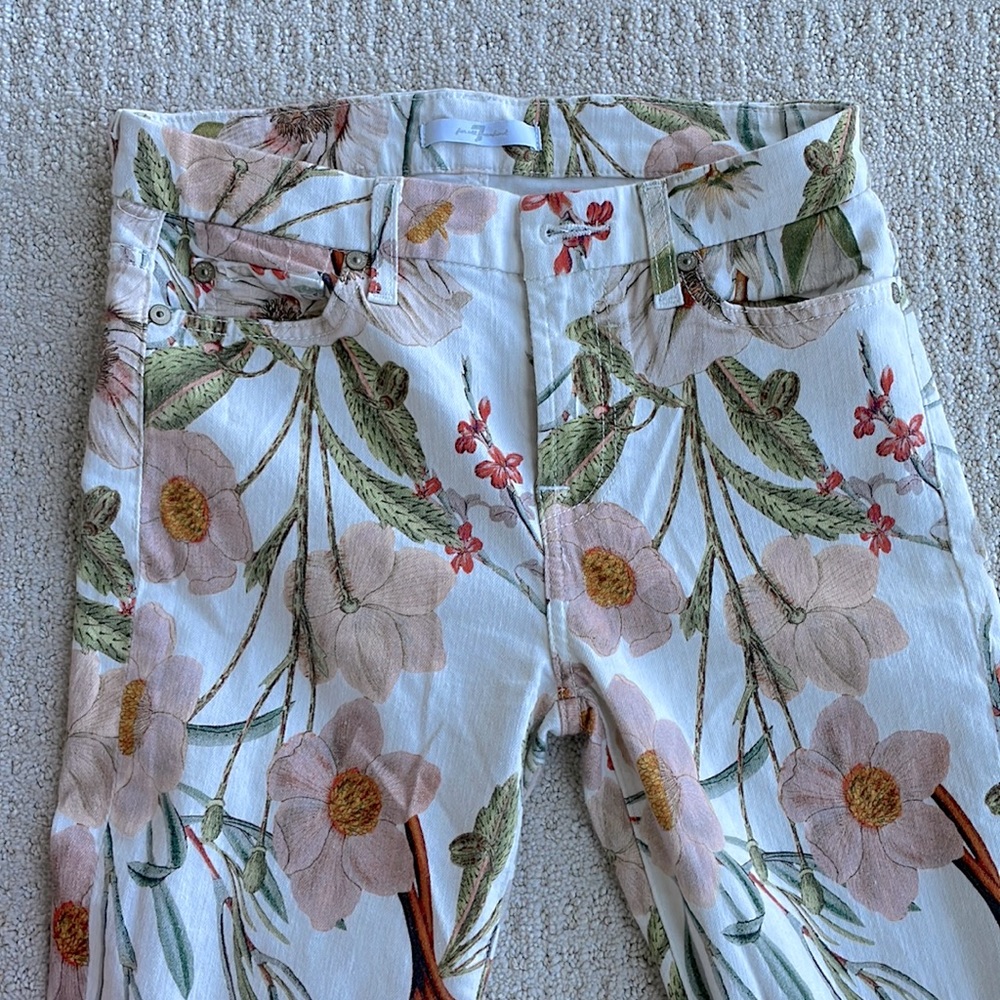 Floral 7 for all mankind denim